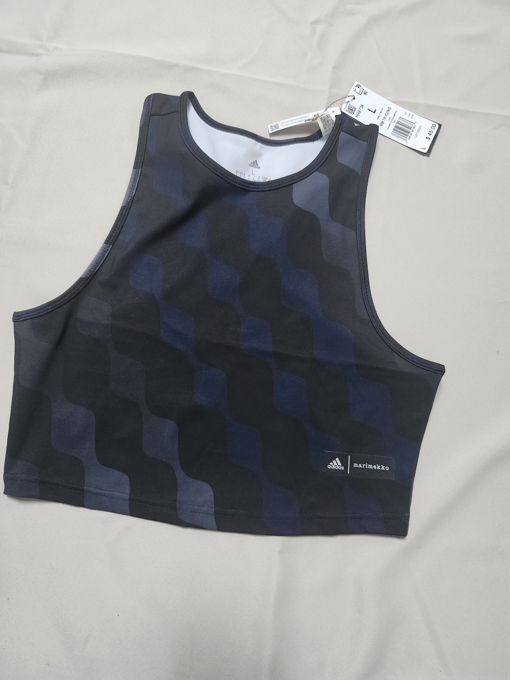 Adidas Navy & Black Top